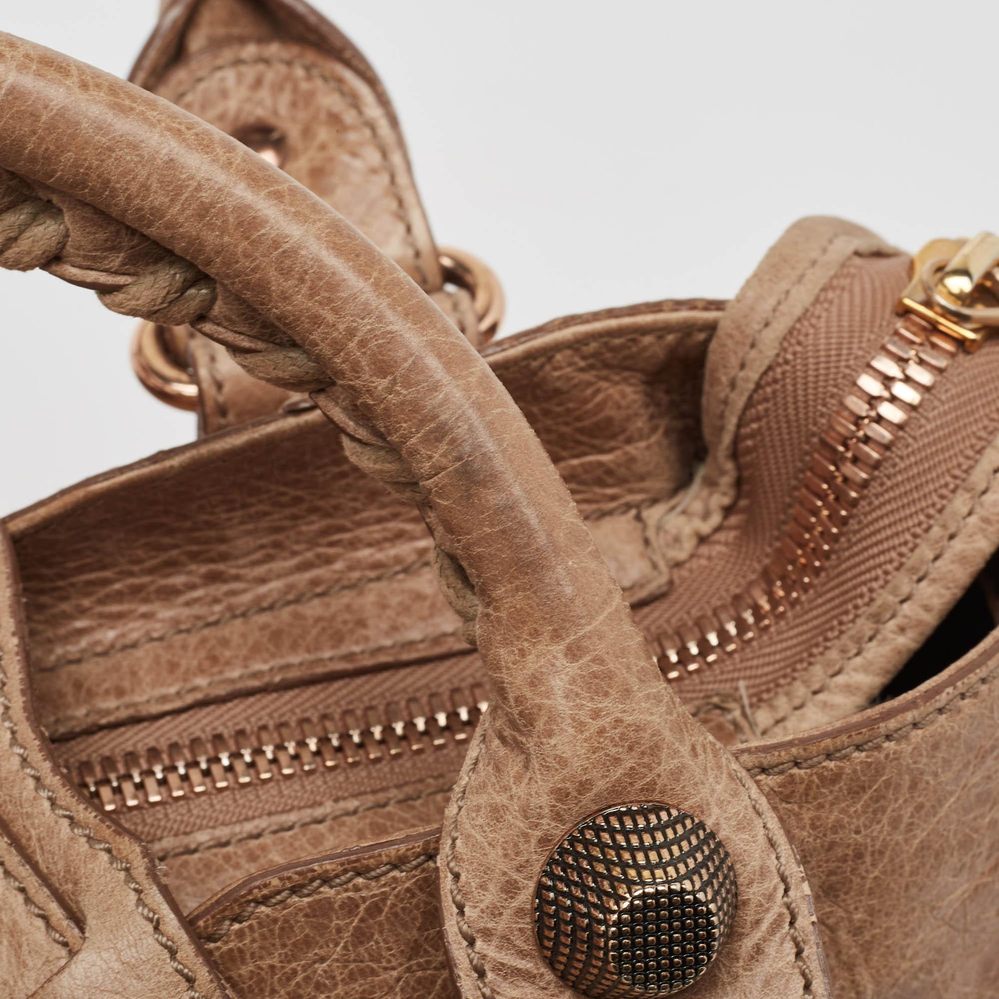Balenciaga Beige Leather GGH Classic City Tote 5
