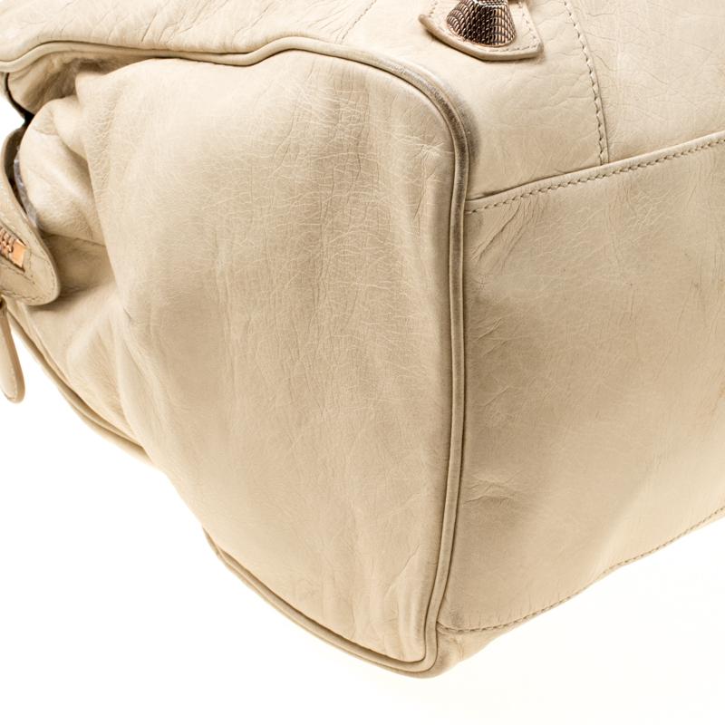 Balenciaga Beige Leather Giant 21 Midday Bag 4