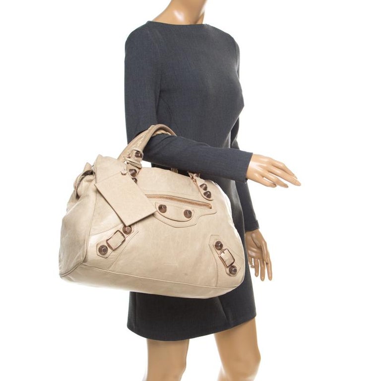 Balenciaga Beige Leather Giant 21 Midday Bag For Sale at 1stDibs | balenciaga  midday bag, balenciaga midday
