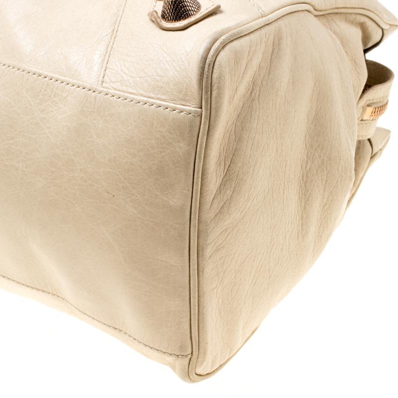 Balenciaga Beige Leather Giant 21 Midday Bag In Fair Condition In Dubai, Al Qouz 2