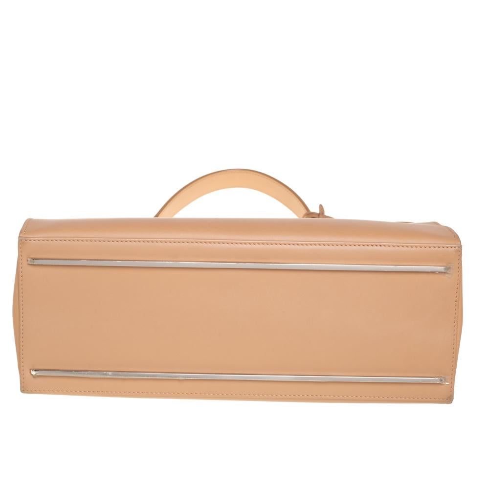 Balenciaga Beige Leather Le Dix Cartable Top Handle Bag 1