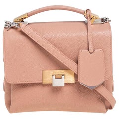 Balenciaga Beige Leather Le Dix Top Handle bag