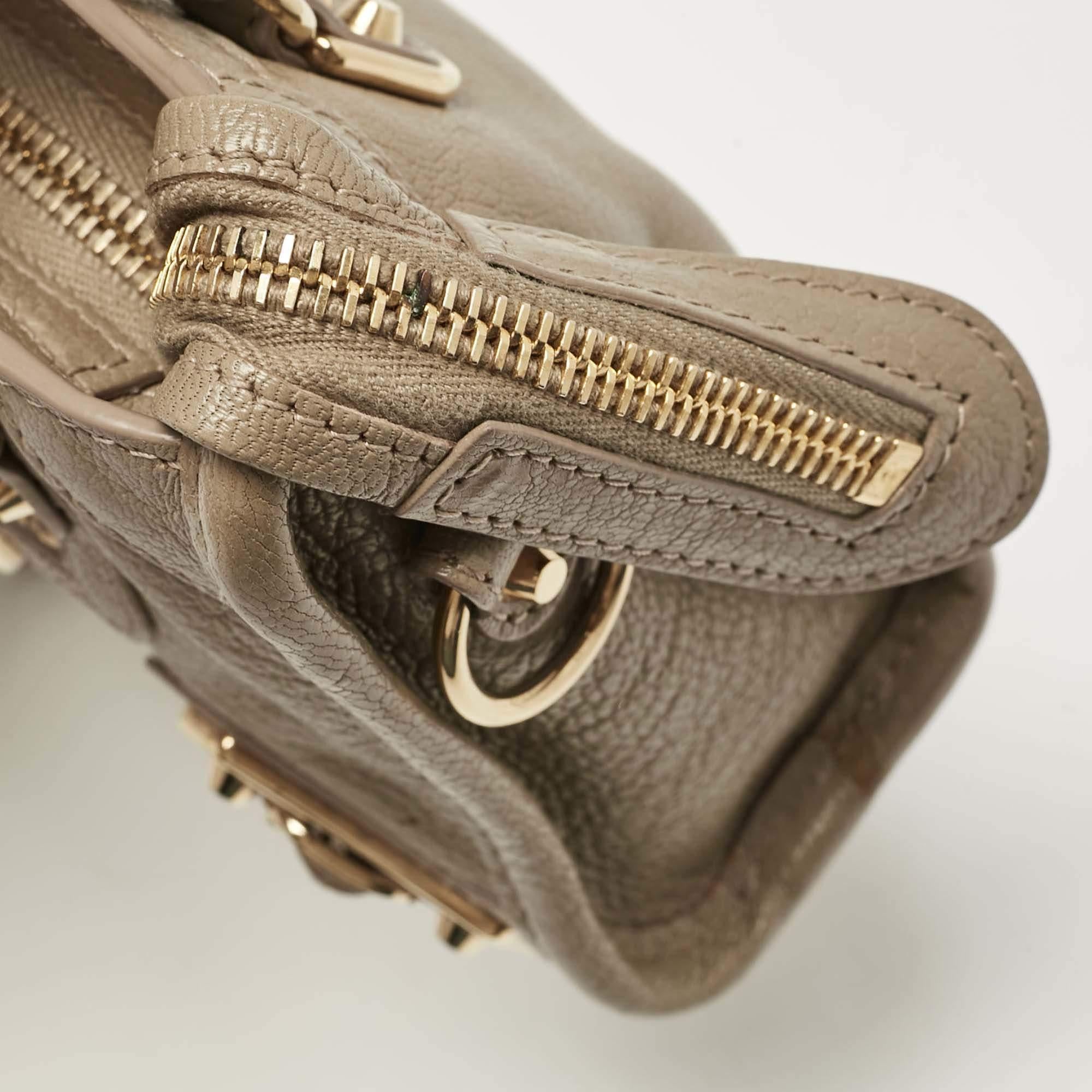 Balenciaga Beige Leather Nano Classic City Tote 4