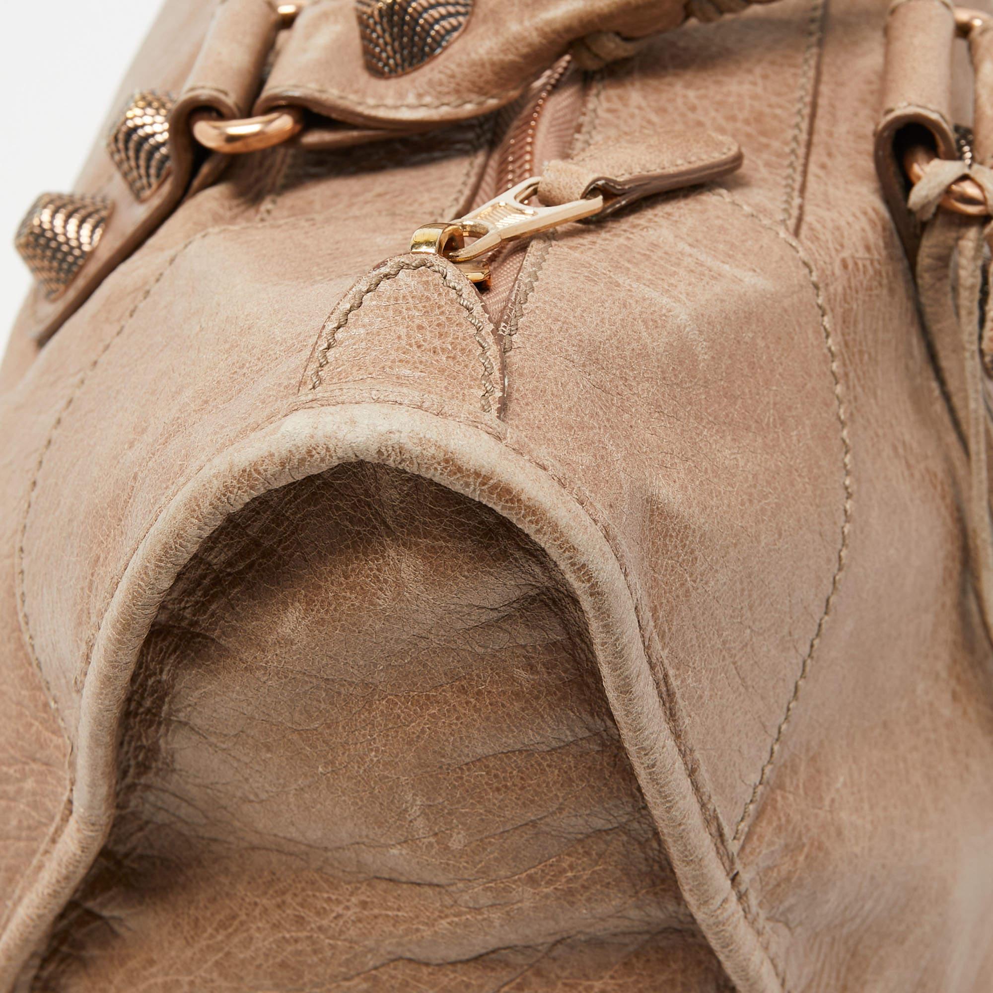 Balenciaga Beige Leather RGGH Work Tote 6