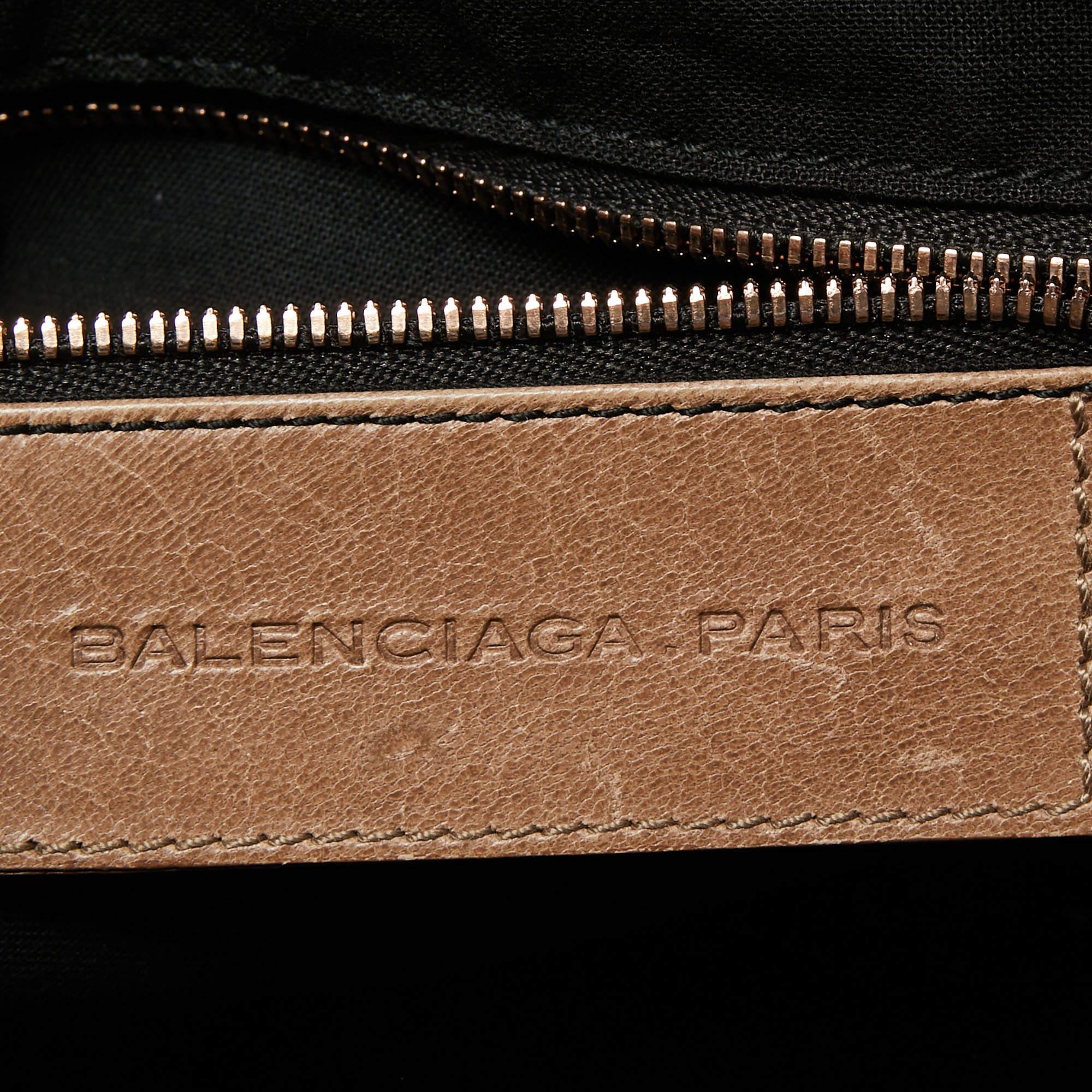 Balenciaga Beige Leather RGGH Work Tote 5