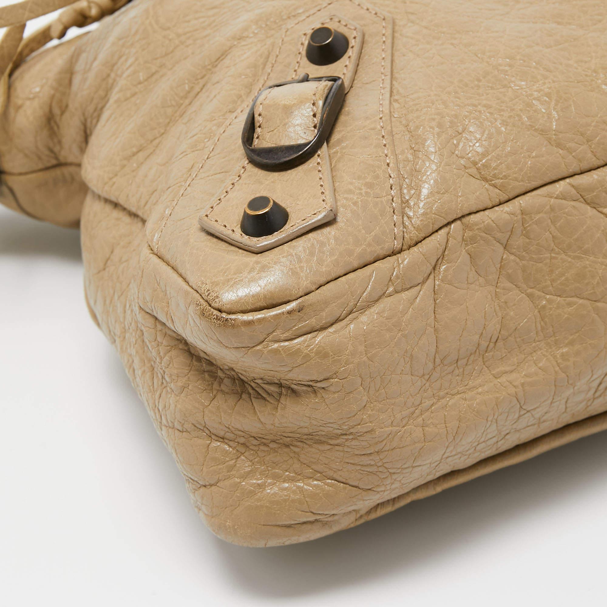 Balenciaga Beige Leather RH Classic Town Bag 4