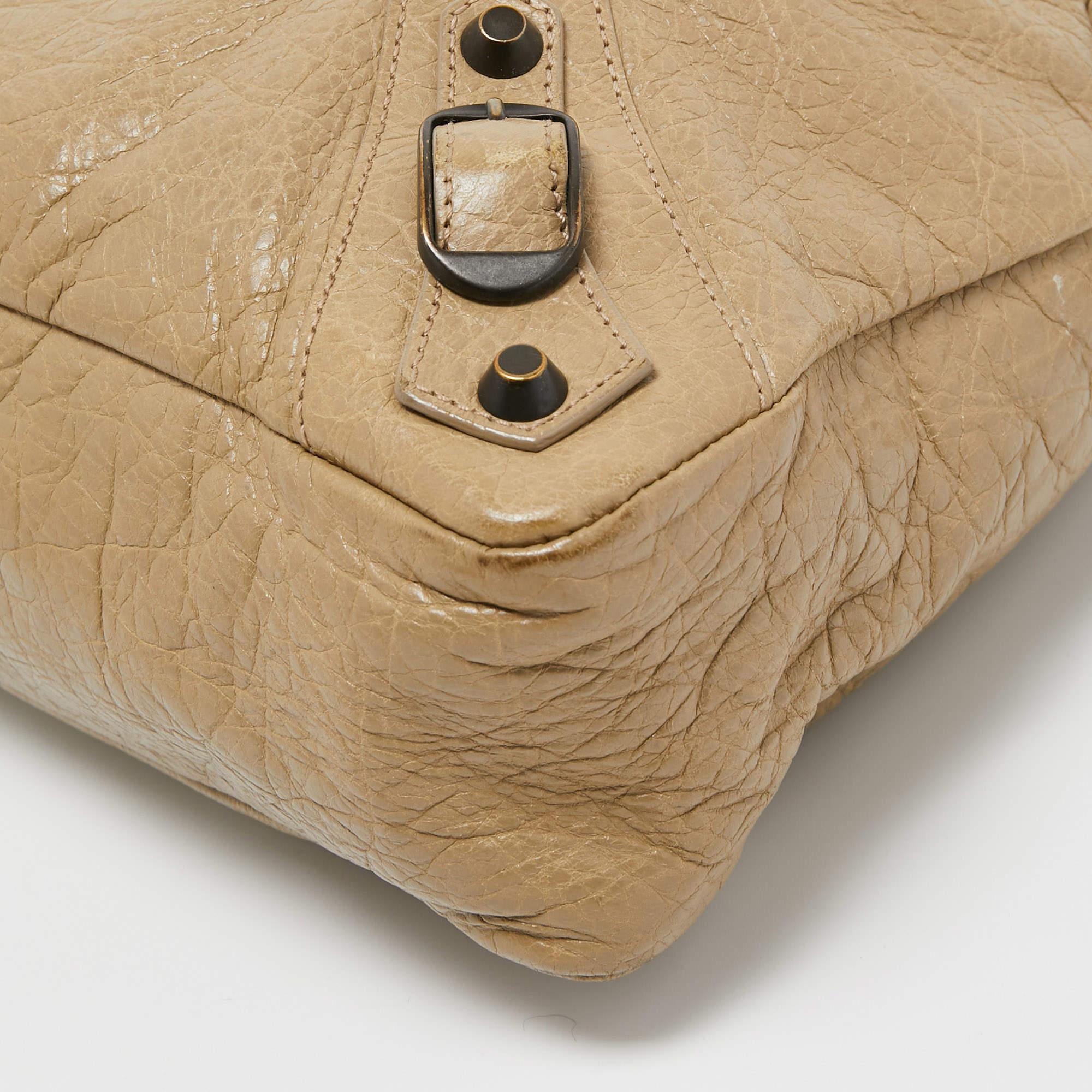 Balenciaga Beige Leather RH Classic Town Bag 5