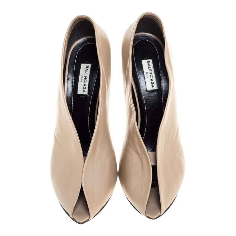 balenciaga split toe heels