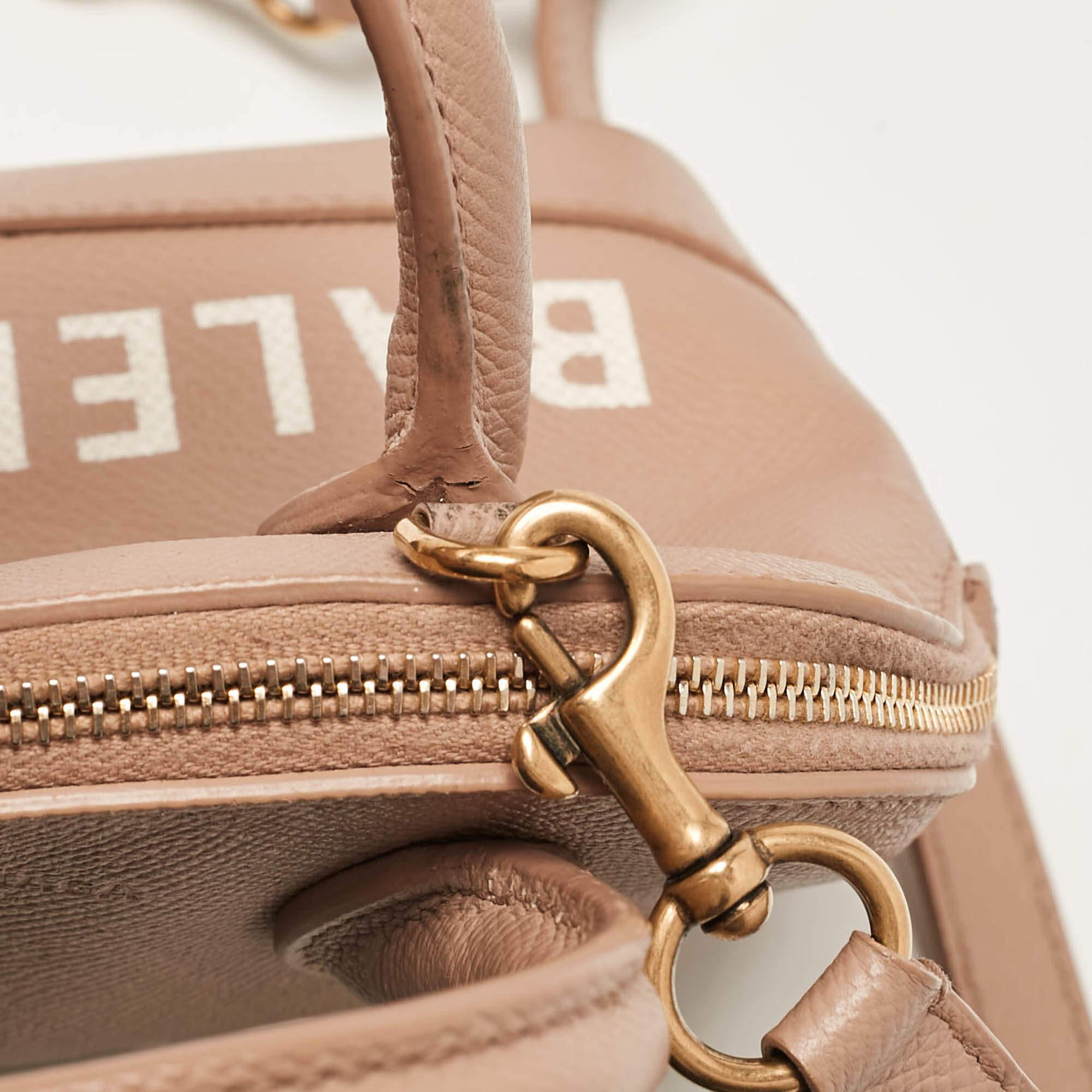 Balenciaga Beige Leather XXS Ville Satchel 2
