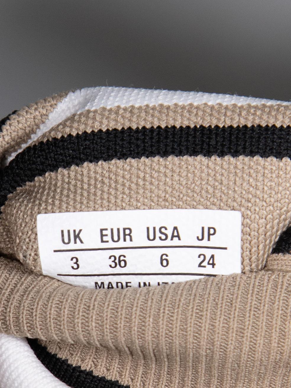 Balenciaga Beige Speed 2.0 Sock Trainers Size IT 36 For Sale 2