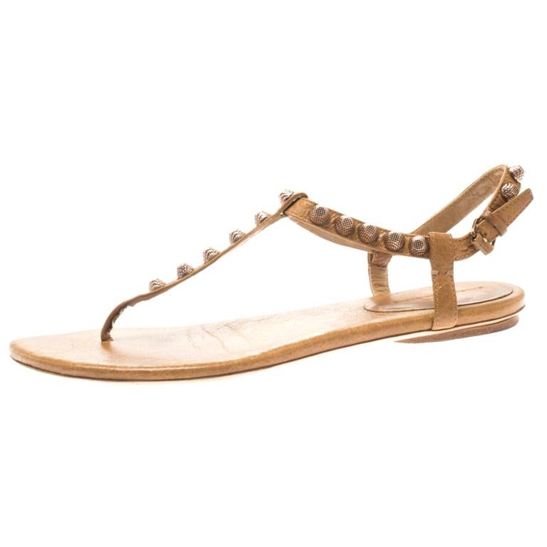 studded thong sandals