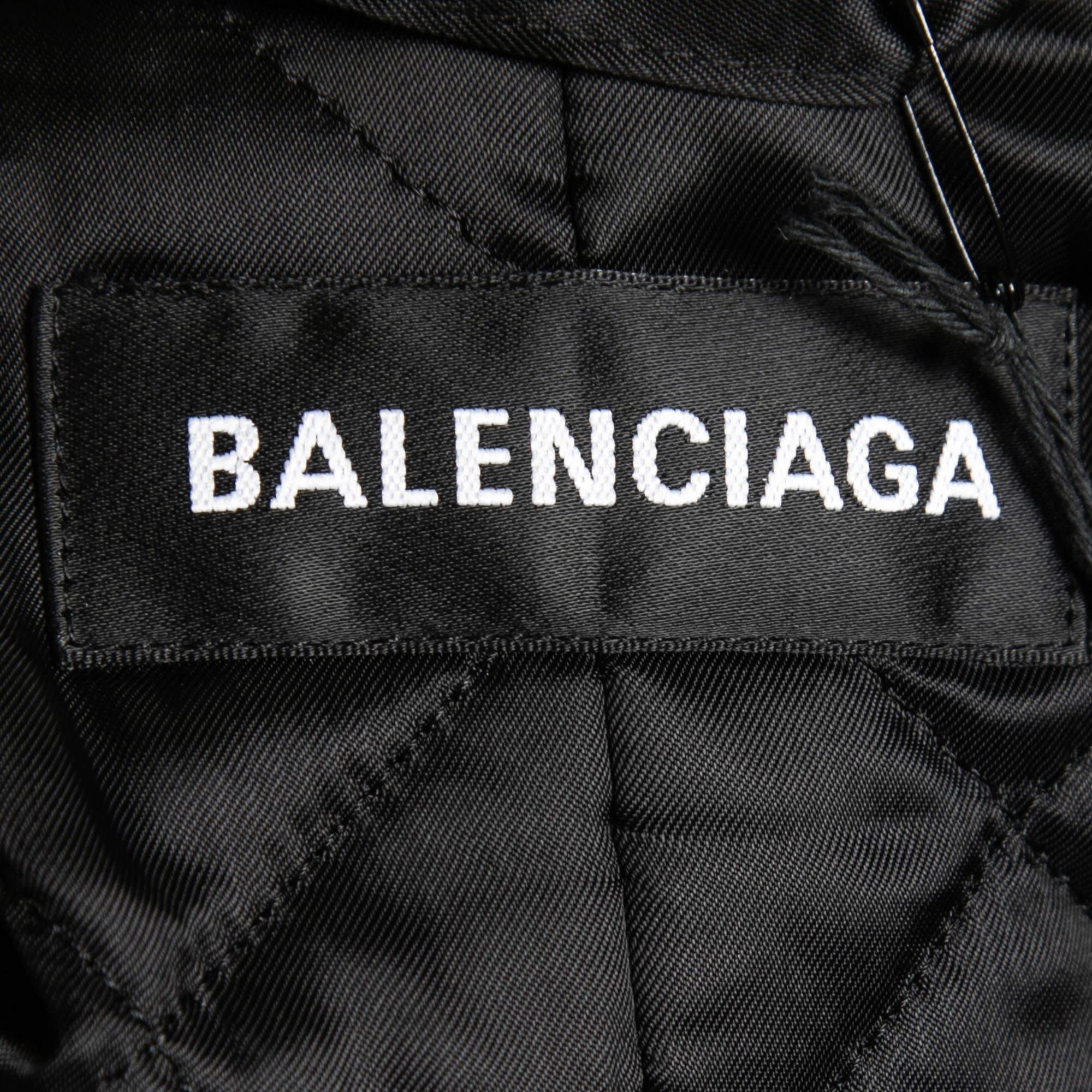 balenciaga oversized coat