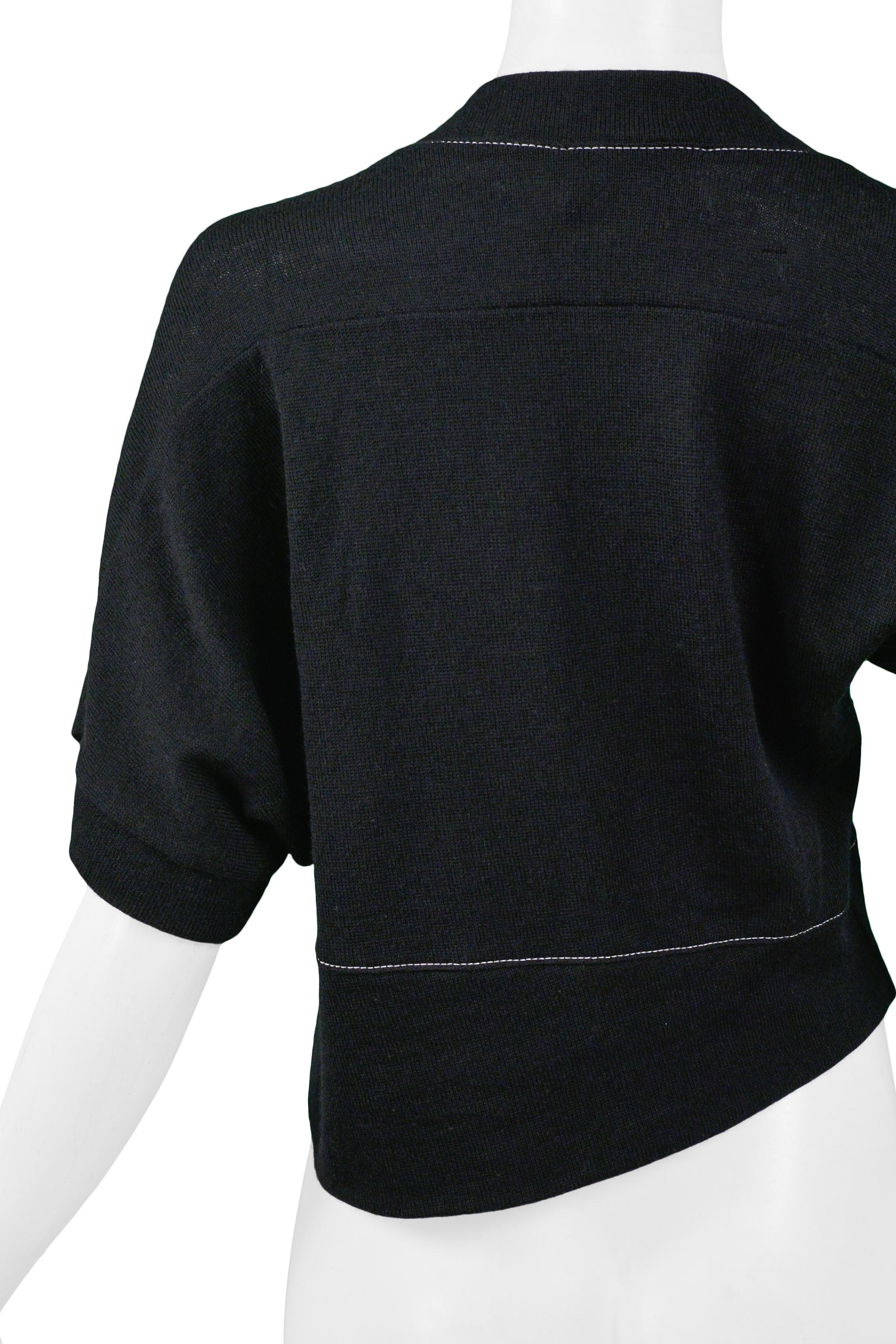 balenciaga black sweater