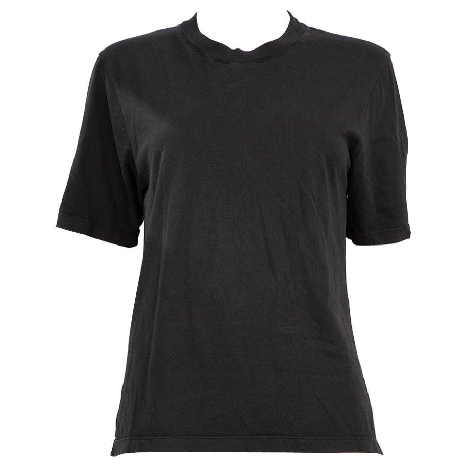 Balenciaga Black Back Logo Print T-Shirt Size S