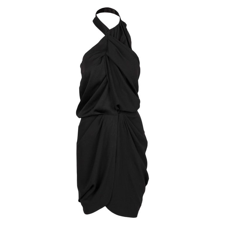 black dress hoco Halter Sleeveless Mini A-line Homecoming Dresses, MH460 A Little Bit Hoodie length-Mini a cocktail party Colour:Chocolate