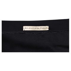Balenciaga Black Backless Dress