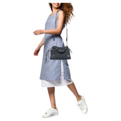 Balenciaga Black BB Monogram Canvas XS Neo Cagole Bag