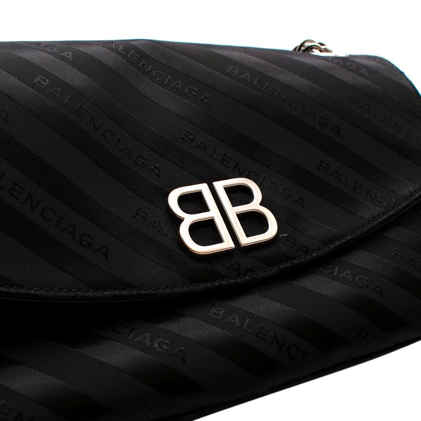Women's or Men's Balenciaga Black BB Round Small Shoulder Bag - New Season