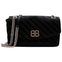 Balenciaga Black BB Round Small Shoulder Bag - New Season