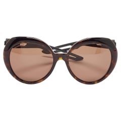 Balenciaga Negro/Marrón BB0024S Gafas de sol oversize