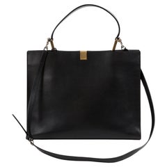 Balenciaga Borsa in pelle di vitello nera Le DIX