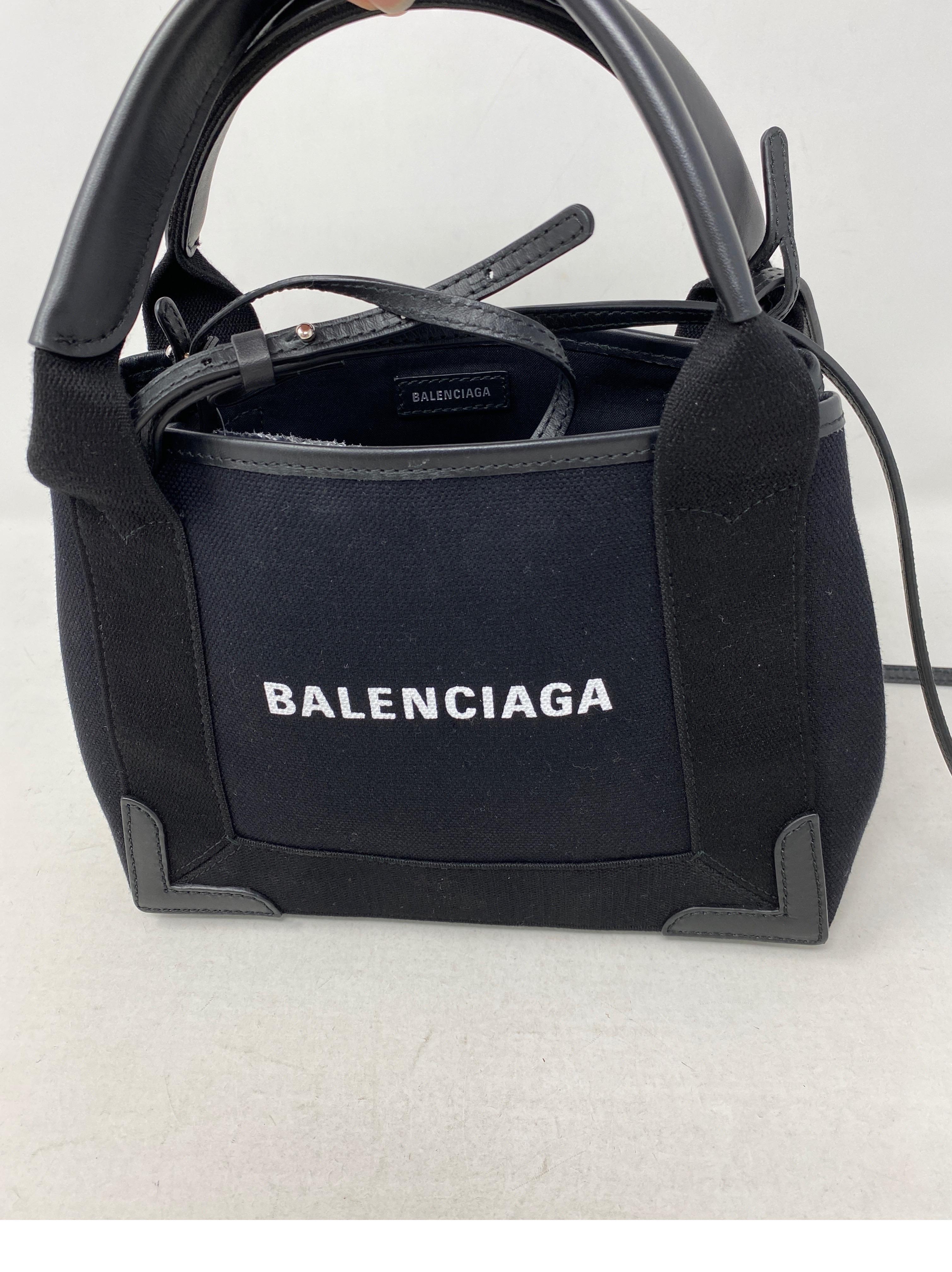 Women's or Men's Balenciaga Black Canvas Cotton Bag 