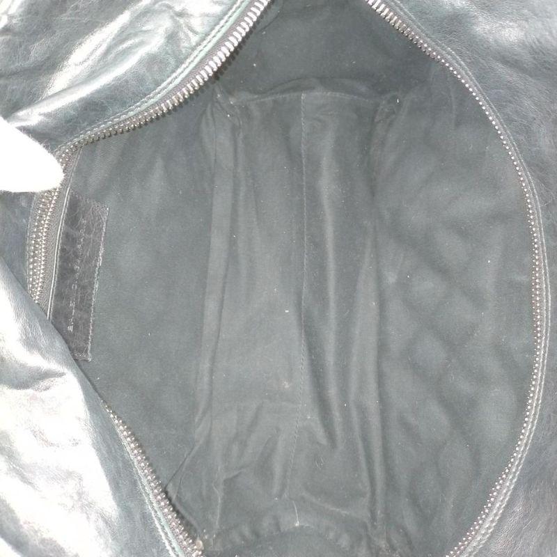 Balenciaga Black Chevre Leather Quilted Matelasse MM Satchel 863025 In Good Condition In Dix hills, NY