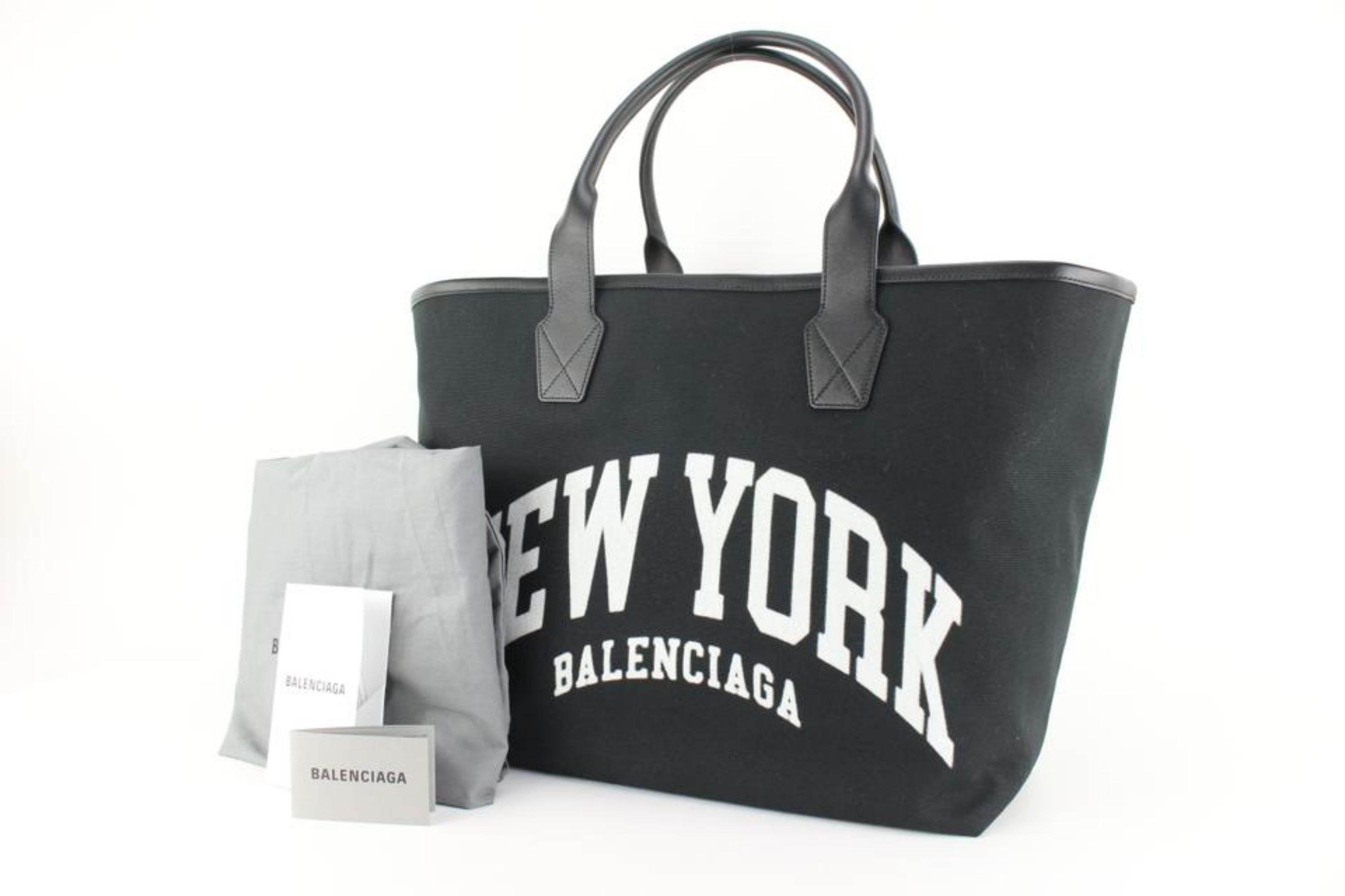 Balenciaga Black Cities New York Jumbo Large Tote Bag 46ba725s 5