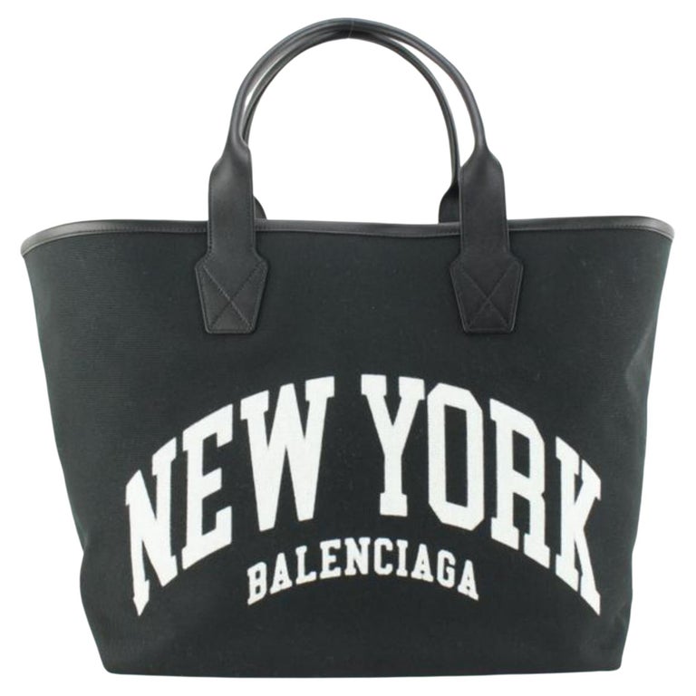 Balenciaga Black Cities New York Jumbo Große Tote Bag 46ba725s im Angebot  bei 1stDibs