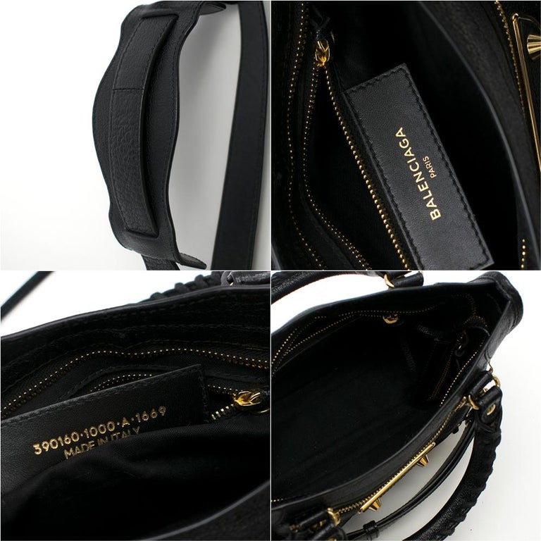 balenciaga mini city edge black