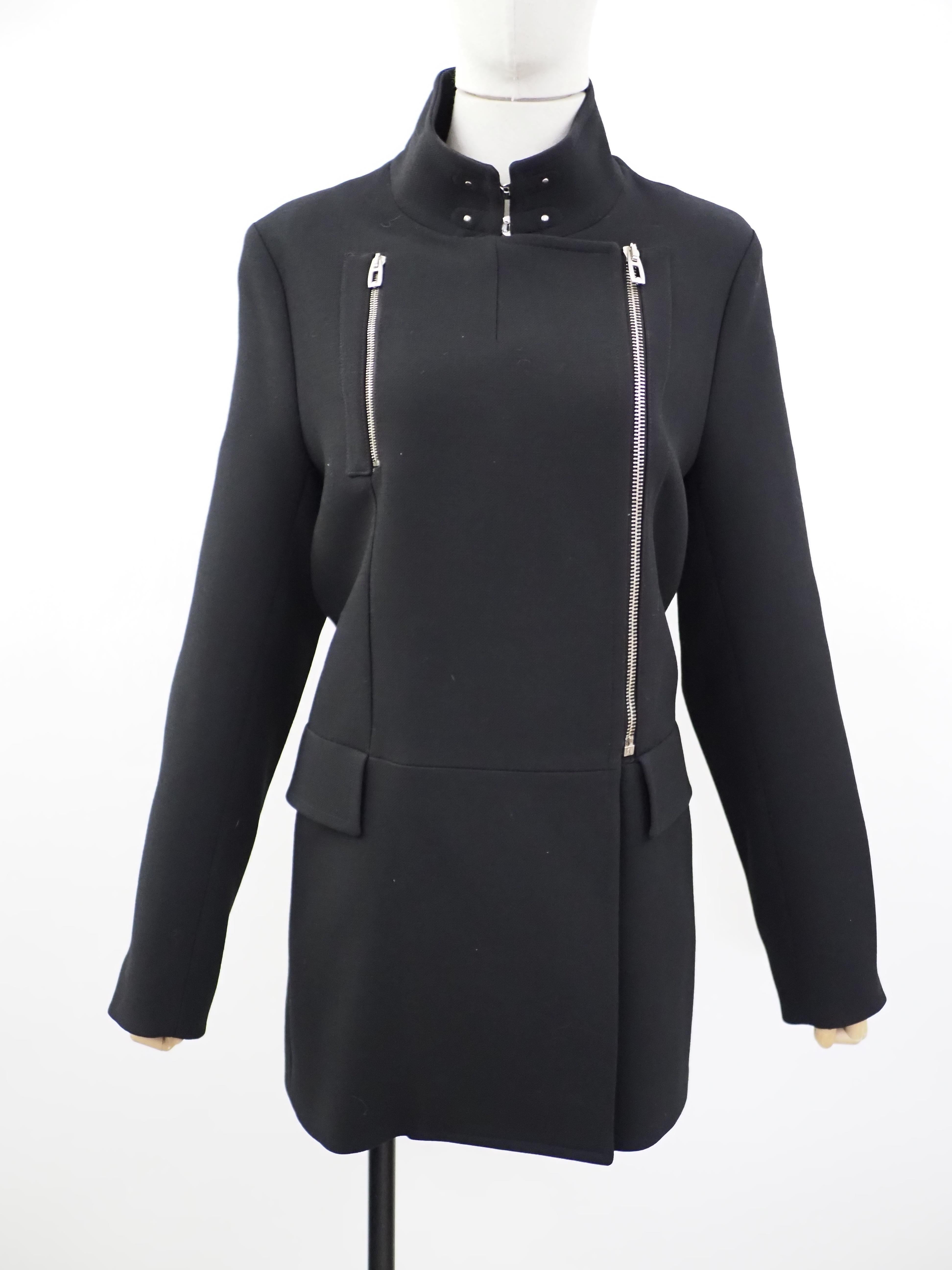Schwarzer Balenciaga-Mantel  im Zustand „Hervorragend“ im Angebot in Capri, IT
