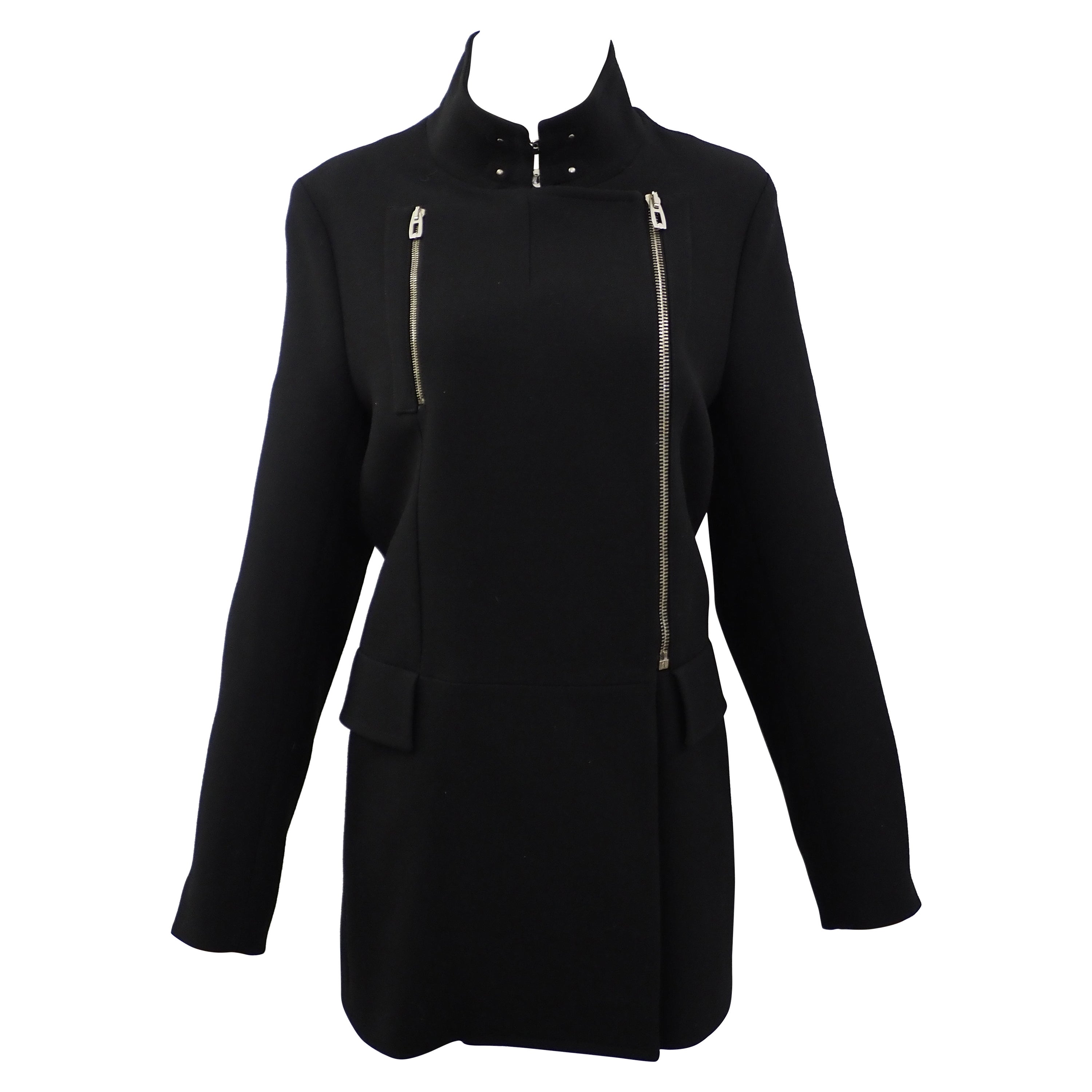 Manteau noir Balenciaga