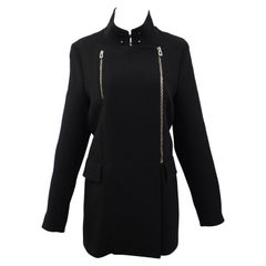 Manteau noir Balenciaga