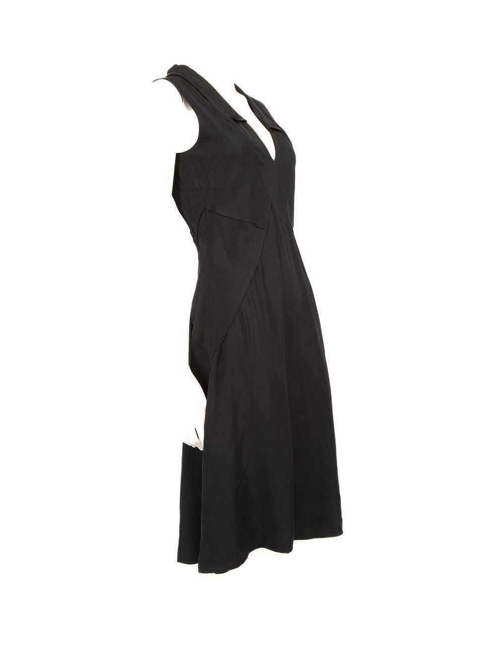 CONDITION is Very good. Minimal wear to the dress is evident. Discolouration to the side seam zipper pull. One pull to the weave on the back lower left of this used Balenciaga designer resale item.
  
  
  
  Details
  
  
  Black
  
  Viscose
  
 