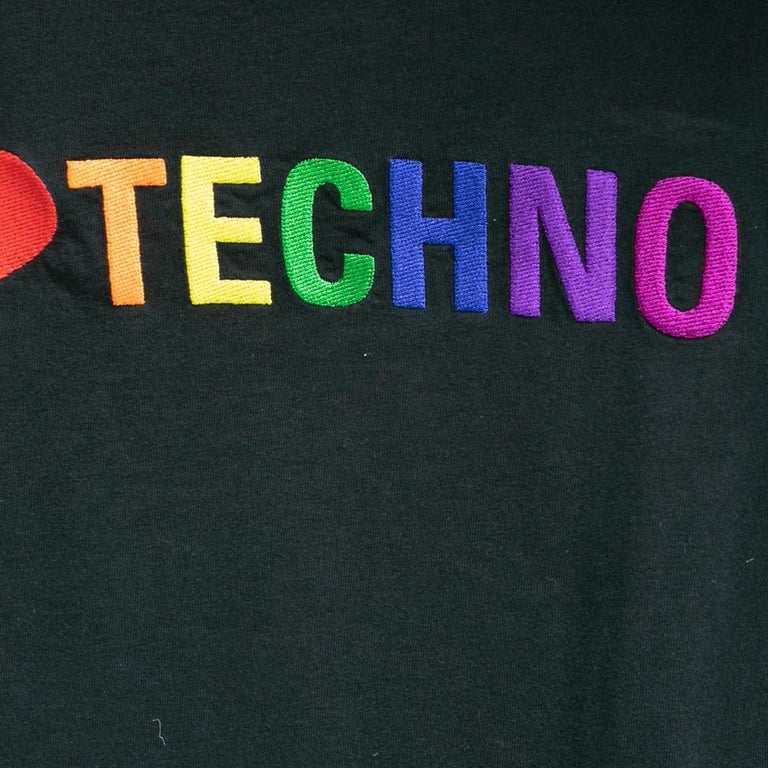 balenciaga i love techno t shirt