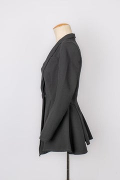 Balenciaga Black Cotton Jacket