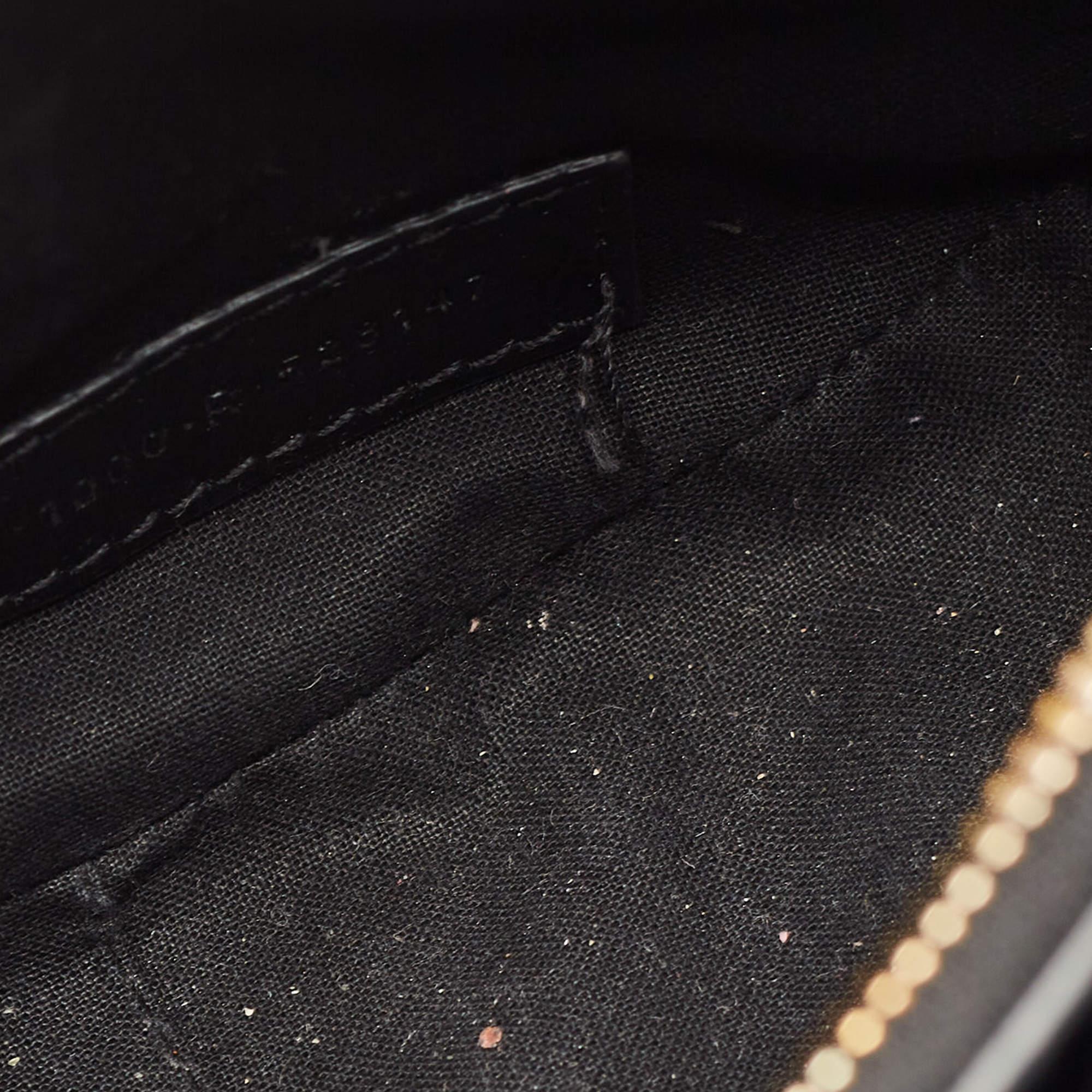Balenciaga Black Croc Embossed Leather XS Le Cagole Shoulder Bag 6