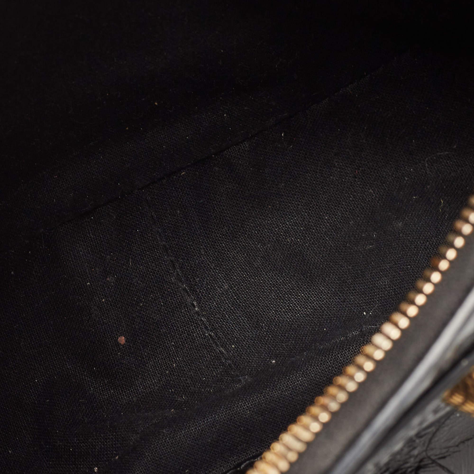 Balenciaga Black Croc Embossed Leather XS Le Cagole Shoulder Bag For Sale 8