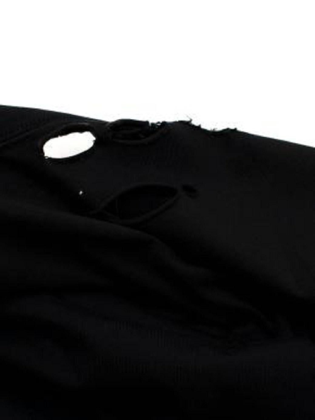 Balenciaga Noir T-shirt imprimé avec logo en relief en vente 3