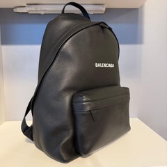 Balenciaga Black Everyday Calf Backpack