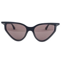 BALENCIAGA - Lunettes de soleil noires EXTREME RIM CAT EYE BB0101S
