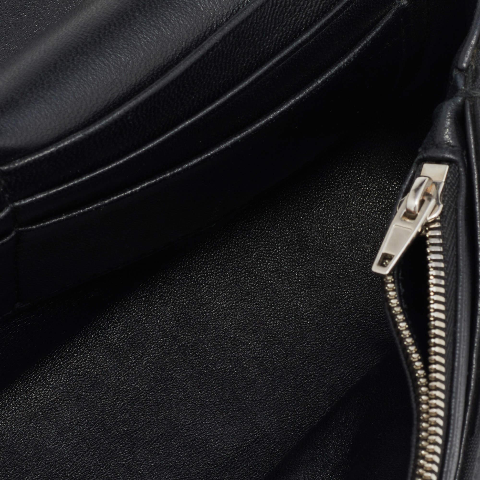 Balenciaga Black Fabric BB Chain Round Shoulder Bag 2