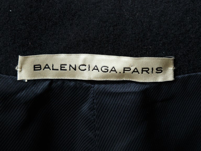Balenciaga Black Fall/Winter 2006 Wool Jacket at 1stDibs