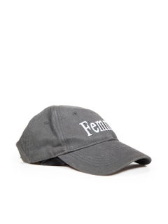 Balenciaga Black Femme Embroidered Baseball Cap