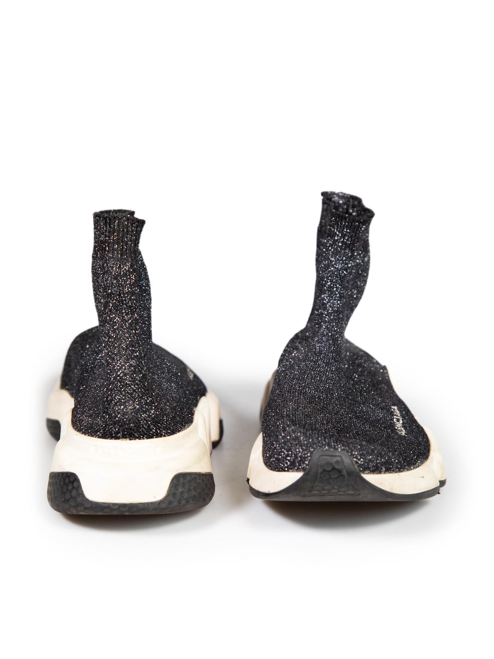 Baskets Speed Sock noires Balenciaga, taille IT 40 Bon état - En vente à London, GB