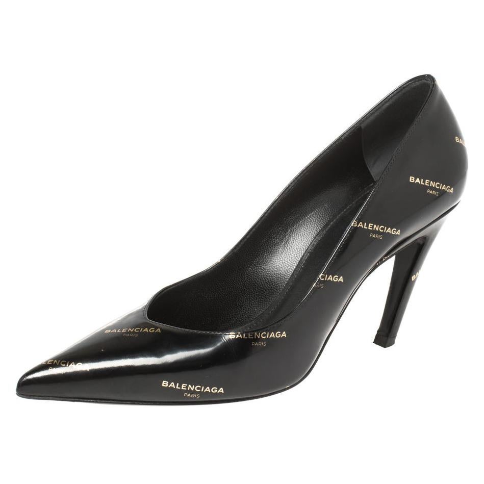 Balenciaga slash deals heel sandals