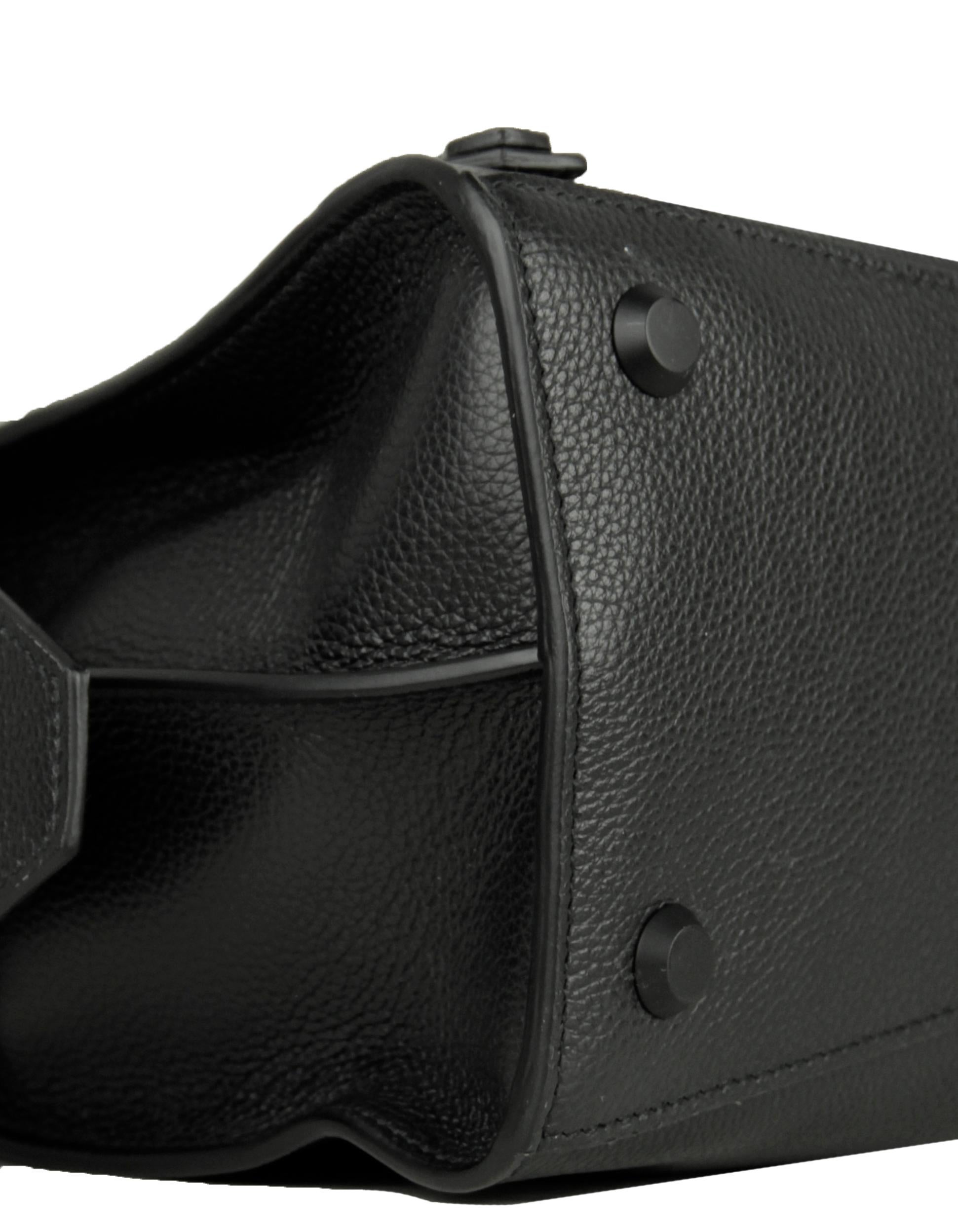 Women's Balenciaga Black Grained Calfskin Leather Neo Classic Hardware S City Bag For Sale