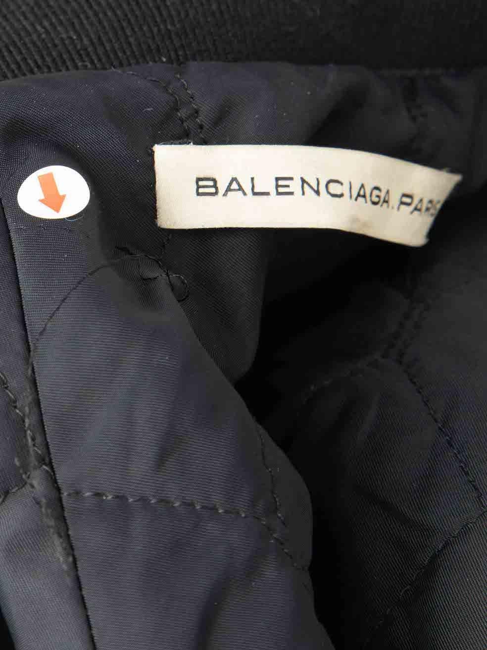 Balenciaga Black Join a Weird Trip Embroidery Jacket Size L For Sale 1