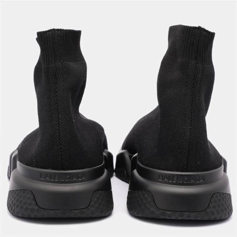 Balenciaga Black Knit Fabric Speed 2.0 Sock Sneakers Size 41 1