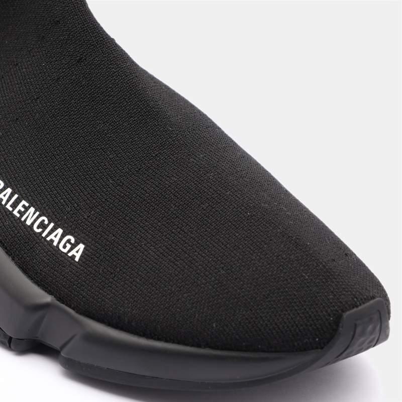 Balenciaga Black Knit Fabric Speed 2.0 Sock Sneakers Size 41 3